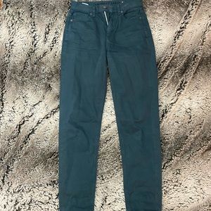 NWT AE Dark Green Mom Jeans